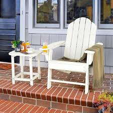 Costway Hdpe Resin Patio Side Table Set