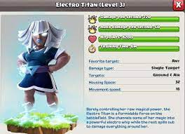 New Electro Titan Troop (3 Levels) : r/ClashOfClansLeaks
