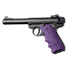 ruger mk iv purple rubber grip with