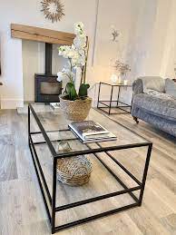 Glass Coffee Console Side End Table