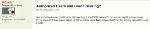 Check spelling or type a new query. Does Being An Authorized User On A Credit Card Improve Your Credit