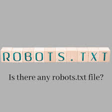 have robots txt file