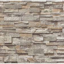 3d Beige Grey Slate Stone Wallpaper
