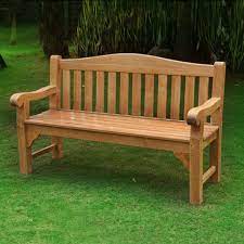Oxford 3 Seater Teak Commercial Bench
