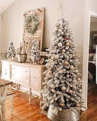 how to make a white christmas tree the