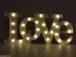 Wall Light Sign Wedding Decor Lamp