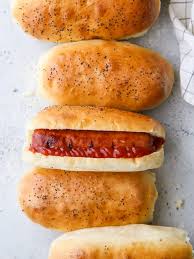 homemade hot dog buns completely