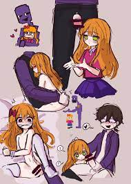 hiji (hijichan), elizabeth afton, william afton, five nights at  freddy's, absurdres, artist request, highres, tagme, 1boy, 1girl, age  difference, bdsm, blush, bondage, bound, breasts, brown hair, censored,  father and daughter, flat chest,