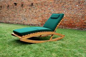 Wooden Rocking Chair For Balcony
