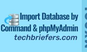 import mysql database by command line