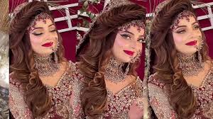 kashees bridal hairstyle l curly