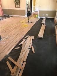 residential wood flooring installation