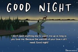 good night greeting cards maker