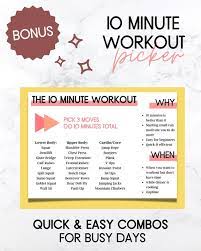 20 Minute Home Workout Workout Guide