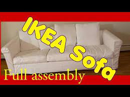 how to emble ikea corner sofa