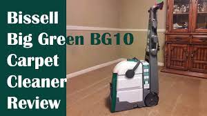 big green commercial carpet cleaner