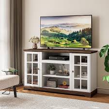 Holliwill White Tv Stand Entertainment