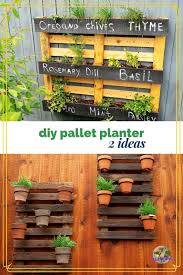 Diy Pallet Planter 2 Ideas Munofore