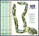 The Florida Golf Course Seeker: Country Club of Miami - West Course