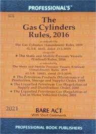gas cylinders rules 2016 bare act 2021