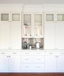 Glass Kitchen Cabinets White Shaker