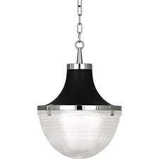 Andi 28 3 blade matte black ceiling fan with light. Brighton 13 W Polished Nickel And Matte Black Pendant Light 9w723 Lamps Plus