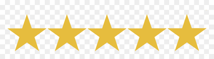 pink 5 star rating hd png