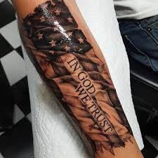 This is a great way of identifying yourself with your home country, or even with the country a leg tattoo of a tattered colored american flag wrapped around the silhouette of a soldier. Pin On Tattoos I Like