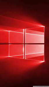 Windows 10 Red in 4K Ultra HD Desktop ...