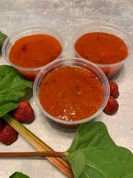 strawberry rhubarb jam from michigan