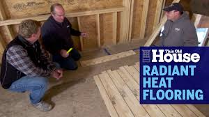 how to install radiant heat flooring