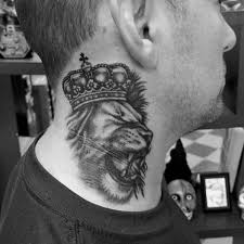 Today i'd like to tell you about small tattoos which you can place on your neck. 30 Lion Neck Tattoo Ideas For Men Masculine Designs
