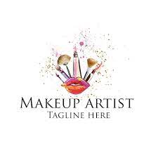 makeup artist logo free vectors