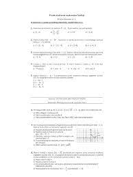Przekształcenia Wykresów Funkcji-Sprawdzian | PDF