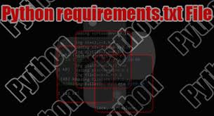 python requirements txt file