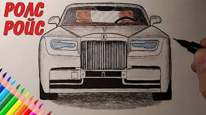 Step by step drawing tutorial on how to draw a vintage rolls royce. How To Draw Rolls Royce Phantom Sketch Step By Step Feburary 2021 Sketch Core