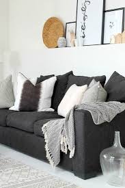 dark grey couch living room grey sofa