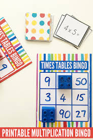 times table bingo for learning