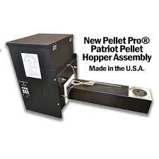 The auger feed will begin to turn, feeding wood pellets into the fire chamber. New Heavy Duty Pellet Pro Patriot Pellet Hopper Assembly Made In The U S A Smoke Daddy Inc Bbq Pellet Smokers Cold Smokers And Pellet Grill Parts Accessories