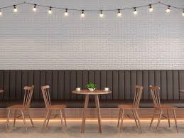 Loft Style Coffee With White Brick