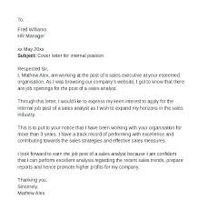 Internal Position Cover Letter Examples Papelerasbenito