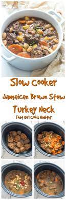 jamaican brown stew turkey neck that
