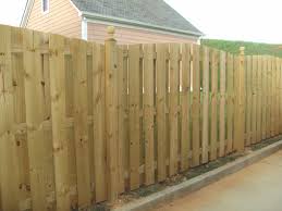 Straight top shadow board fence. Wood Fence Installation Birmingham Al Wood Fences Allsteel