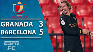 Fc barcelona vs granada cf. Barcelona Eliminate Granada From Copa Del Rey In 8 Goal Thriller