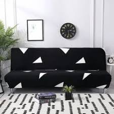 black plaid sofa cover stretch
