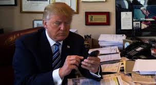 Image result for Donald Trump tweeting picture