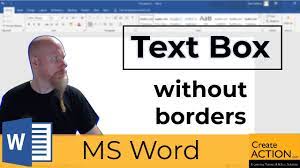 border from a text box in word