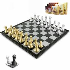 4.7 out of 5 stars. Hot Sale Chess Game Silver Gold Pieces Folding Magnetic Foldable Board Contemporary Set Fun Family Board Games Gifts Christmas Chess Sets Aliexpress