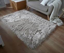 long pile glitter gy rug ebay