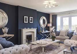21 Chic Navy And Grey Living Room Ideas